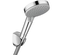 hansgrohe Vernis Blend Set de soporte de ducha Vario ahorro de agua con flexo de ducha 160cm, cromo, 26278000
