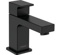hansgrohe Vernis Grifo de columna 70 para agua fría sin residuos, 71592670, Color: Negro Mate