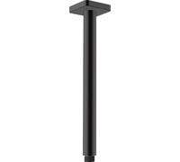 hansgrohe Vernis Shape Conexión de techo 30 cm, negro mate, 26407670