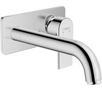 hansgrohe Vernis Shape mezclador monomando oculto para montaje en pared con caÃ±o de 20,5 cm, proyecciÃ³n de 207 mm, 71578, Color: cromado - 71578000