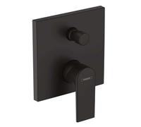 Mezclador monomando de bañera oculto Vernis Shape de hansgrohe, 71468670, Color: Negro Mate