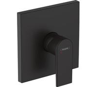 Mezclador monomando enyesado de ducha hansgrohe Vernis Shape, 71668670, Color: Negro Mate