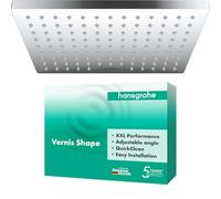 hansgrohe Vernis Shape Rociador de ducha 230, 1 tipo de chorro, cromo, 26281000