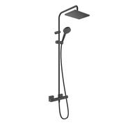 Sistema de ducha hansgrohe Vernis Shape 230 1 tipo de chorro de agua con termostato, 26097670, Color: Negro Mate