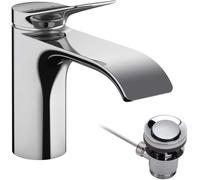 Hansgrohe Mezclador monomando de lavabo Vivenis 75010000 – 80 mm, 133 mm proyección, cromado