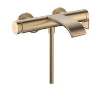 hansgrohe Vivenis grifería para bañera monomando de superficie, 75420140, Color: Bronce cepillado