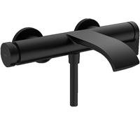 hansgrohe Vivenis, mezclador monomando para bañera vista, 75420670, Color: Negro Mate