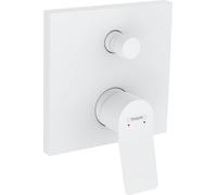 hansgrohe Vivenis, mezclador monomando empotrado para bañera, 75415700, Color: blanco mate