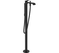 hansgrohe Vivenis, monomando de bañera de pie, 75445670, Color: Negro Mate