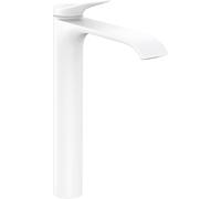 Hansgrohe Vivenis, mezclador monomando de lavabo 250 para lavabos sin desagÌe, proyección 191 mm, 75042, Color: blanco mate - 75042700