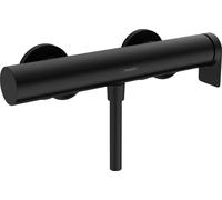 hansgrohe Vivenis, monomando de ducha de superficie, 75620670, Color: Negro Mate