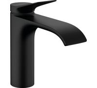 Hansgrohe Vivenis, mezclador monomando de lavabo 110 sin desag&uumle, proyecciÃ³n 146 mm, 75022, Color: Negro Mate - 75022670
