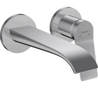 Hansgrohe Vivenis Mezclador monomando de lavabo empotrado para montaje en pared con caÃ±o 19,5 cm, 75050, color: cromado - 75050000