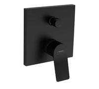 hansgrohe Vivenis, mezclador monomando empotrado para bañera, 75415670, Color: Negro Mate