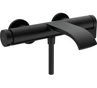 hansgrohe Vivenis, mezclador monomando para bañera vista, 75420670, Color: Negro Mate