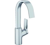 Hansgrohe Vivenis, mezclador monomando de lavabo 210 con caÃ±o giratorio y desag&uumle automÃ¡tico, 139 mm de proyecciÃ³n, 75030, Color: cromado - 75030000