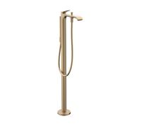 hansgrohe Vivenis, monomando de bañera de pie, 75445140, Color: Bronce cepillado