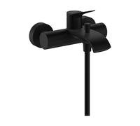 hansgrohe Vivenis Original - grifo bañera visto para 2 funciones, mezlador monomando bañera 19,7 cm, grifo monomando de bañera, negro mate, 75423670