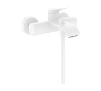 hansgrohe Vivenis Original - grifo bañera visto para 2 funciones, mezlador monomando bañera 19,7 cm, grifo monomando de bañera, blanco mate, 75423700
