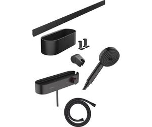 Hansgrohe WallStoris grifo para ducha a pared con termostato negro 24250670