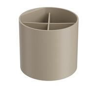 hansgrohe WallStoris Planet Edition - portacepillos, vaso portacepillos de dientes sin taladro, accesorios baño, arena, 28916210