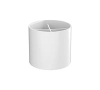 hansgrohe WallStoris - portacepillos, vaso portacepillos de dientes sin taladro, accesorios baño, blanco mate, 27921700