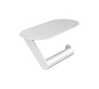 hansgrohe WallStoris soporte de papel higiénico con estante, 27928700, Color: blanco mate