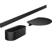 Juego de baño WallStoris de hansgrohe , 27960, Color: Negro Mate - 27966670