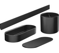Juego de baÃ±o hansgrohe WallStoris , 27968, Color: Negro Mate - 27968670