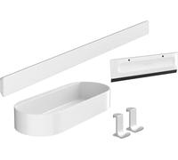 Conjunto de ducha WallStoris de hansgrohe, 27967700, Color: blanco mate
