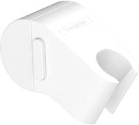 hansgrohe WallStoris - soporte de ducha, soporte de alcachofa, ajustable en altura con pulsador, accesorios baño sin taladro, accesorios ducha, blanco mate, 27917700