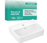 Hansgrohe Xanuia Q lavabo 45x34 cm rectangular clásico blanco 60130450