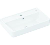 hansgrohe Xanuia Q Lavabo compacto, con agujero para grifo, con rebosadero, 650x390mm, SmartClean, blanco, 61128450