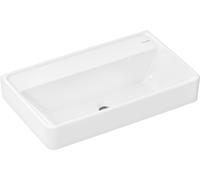 hansgrohe Xanuia Q Lavabo compacto, sin agujero para grifo, sin rebosadero, 650x390mm, SmartClean, blanco, 61131450