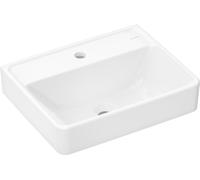 hansgrohe Xanuia Q lavabo, con agujero para grifo, sin rebosadero, 500x390mm, blanco, 60233450