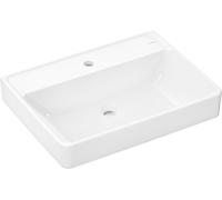 hansgrohe Xanuia Q lavabo, con agujero para grifo, sin rebosadero, 650x480mm, blanco, 60246450
