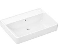 hansgrohe Xanuia Q lavabo, sin agujero para grifo, con rebosadero, 650x480mm, blanco, 60245450