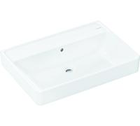 hansgrohe Xanuia Q lavabo sobre encimera, sin agujero para grifo, con rebosadero, pulido, 700x480mm, blanco, 60249450