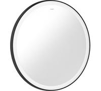 Hansgrohe Xarita Lite S espejo 70x70 cm circular con iluminación negro 54966670