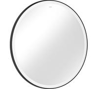 Hansgrohe Xarita Lite S espejo 90x90 cm circular con iluminación con lámina calefactora negro 54980670