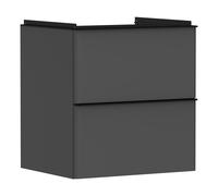 Hansgrohe Xelu Q armario 58x49.5x60.5 cm suspendido, para lavabo negro-gris 54024670