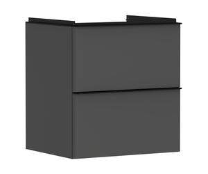 Hansgrohe Xelu Q armario 58x49.5x60.5 cm suspendido, para lavabo negro-gris 54024670