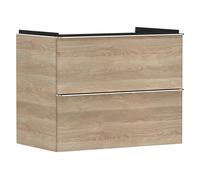 Hansgrohe Xelu Q armario 78x49.5x60.5 cm suspendido, para lavabo roble-cromo 54029000