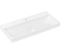 Hansgrohe Xelu Q lavabo 100x48 cm rectangular clásico-para mueble blanco brillante 60321450