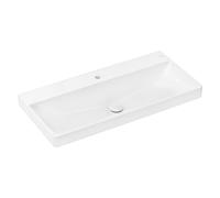 Hansgrohe Xelu Q lavabo 100x48 cm rectangular clásico-para mueble blanco brillante 61036450