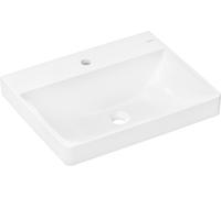 hansgrohe Xelu Q lavabo, 1 agujero de grifo, sin rebosadero, 600x480mm, blanco, 60317450
