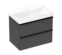 hansgrohe Xelu Q lavabo, suspendido, sin rebosadero, 800x480mm, blanco, 61020450, Color: Blanco/con orificio para grifo
