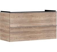 hansgrohe Xelu Q mueble bajo lavabo, 1180x475, 2 cajones, para lavabo, 54037000, Color: Mueble roble natural/mango cromado
