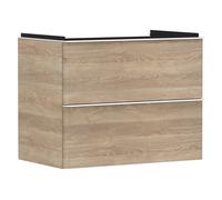 hansgrohe Xelu Q mueble bajo lavabo, 780x475, 2 cajones, para lavabo, 54029700, Color: Mueble Roble Nature/Mate Tirador Blanco