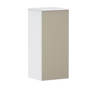 hansgrohe Xevolos E armario de media altura, bisagra de puerta derecha, 400x360x890mm, 54215390, Color: Cuerpo blanco mate, frontal con textura de bronce
